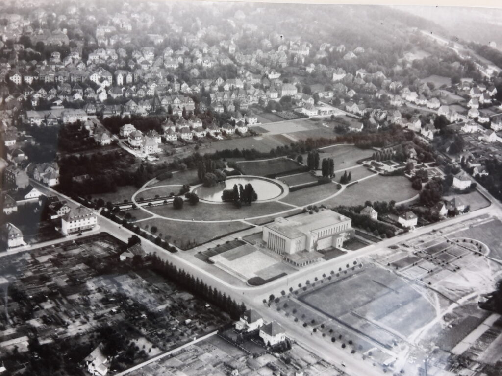 1938_Luftbild Bürgerpark +Rosengarten_01